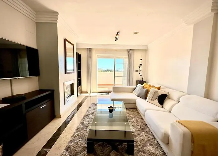 Moderno Con Preciosas Vistas Al Mar En Urbanizacion Con Piscina - Rio Real 11 2g Apartman Marbella